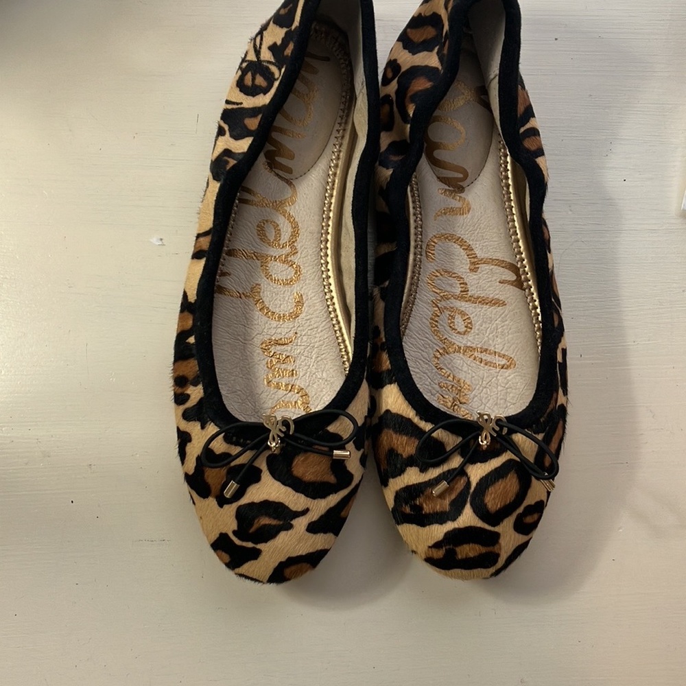 Sam Edelman Women Real Dyed Calf Fur Ballet Flats Sz US 7 - Picture 4 of 7